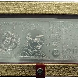Guaranteed 999 Pure Silver 2000 Rs for Gifting with Velvet Cover Silver Note-picture-24