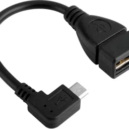 C & E Micro USB to USB 2.0 Right Angle Right Angle Micro USB OTG to USB 2.0 Phone Converter-picture-21