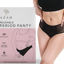 azah Washable Period Panty Reusable | Leak Proof Underwear | Spotting And Light Flow Sanitary Pad-picture-17
