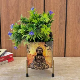 hanable india Multicolour Iron Metal Desk Pot-picture-34