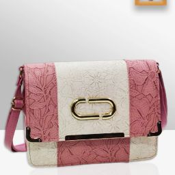 Pink Women Sling Bag Peach Sling bag for Women and Girls / Side bag / Handbag / Cross body bag-image-44