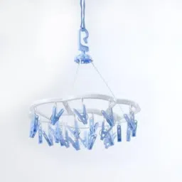 Clothes Dryer Hanging Rack, for kids, adult clothes dryer stand (blue) Plastic Cloth Clips-image-29