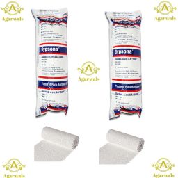 Gypsona Plaster Of Paris Bandage 6" 15Cm*2.7Mt(Pack Of 2) Crepe Bandage-image-33