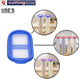 Modular Containers Lids for Boxes Compatible with Cutting EDGE Containers Only 7.4 inch, 3.7 inch Lid Set image 4
