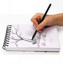 A5 Sketch Book for Drawing and Sketching 140 GSM Ivory Sheet For Artist Set of 1 Sketch Pad-2