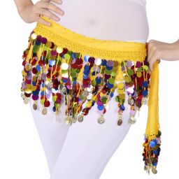 Women Party, Casual Yellow Fabric, Metal Belt-image-11