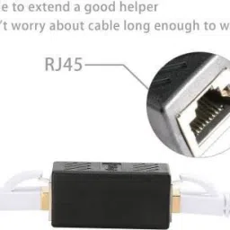 VYAR RJ45 Female To Female Ethernet LAN Cable/Connector/Coupler/Jointer Wired Ethernet Lan Adapter compatible with Windows, Linux, Mac image 3