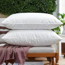 LUXURY Polyester Fibre Solid Sleeping Pillow Pack of 2-11