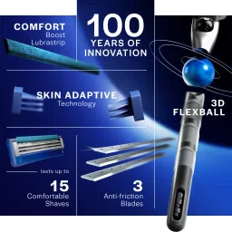 gillette Shaving Razor for men (1 Handle + 2 Cartridges), Men image 4