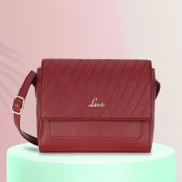 Maroon Women Sling Bag - Medium SIFB146086N3-image-78