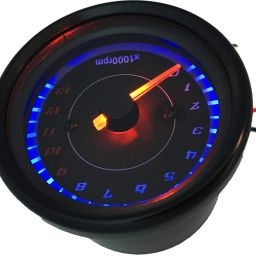 srphere 12V Bike Backlight Tachometer Speedometer Tacho Gauge Digital Speedometer image 3