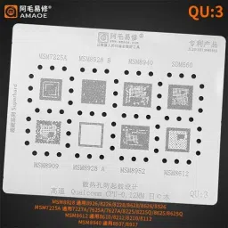 Amaoe SAM 4 Stencil AMAOE Qualcomm CPU QU:3 BGA STENCIL 0.15mm AMAOE Qualcomm CPU QU:3 BGA STENCIL 0.15mm Stencil-image-70