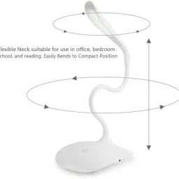 fivanio USB Recharge Reading Sturdy De Light, Touch On/Off Switch Study Lamp image 3
