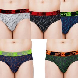 Pack of 5 Printed Men Brief-image-122