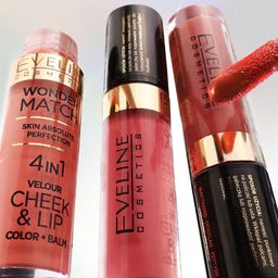 Eveline Cosmetics Wonder Match 4 In 1 Cheek & Lip Lipstick- 4.5 ml- 01 image 1