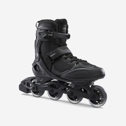 Adult Skating Shoes Inline Fit 100 Black-image-77