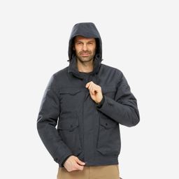 Men Winter Hiking Jacket SH500 Snow & Waterproof -10°C Black-picture-8