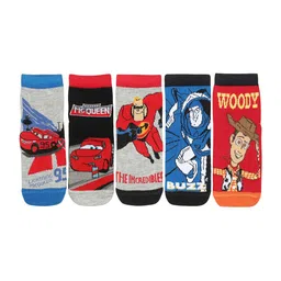 Supersox Kids Pack of 5 Assorted Patterned Ankle-Length socks-12