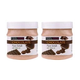 FEELHIGH Set of 2 Chocolate Face Scrub with Olive Oil - 500 ml each-18