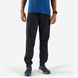 Men Breathable Running Track Pants - Run 500 - Black-image-74