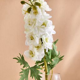 Home Centre White & Green Delphinium Artificial Flower Stick-8