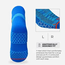 TEGO Unisex Patterned Seamless & Anti Microbial Ankle-Length Socks image 2