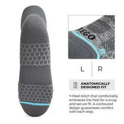 TEGO Patterned Ankle Length Socks image 3