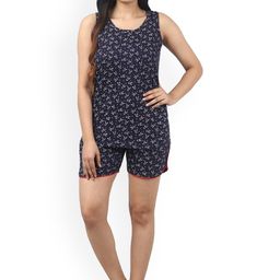 Noty Women Rabbit Printed Top & Shorts-image-28