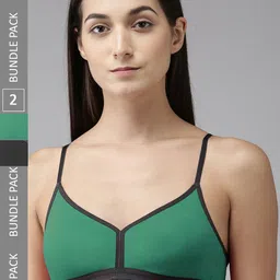 AROUSY Pack Of 2 Full Coverage Non-Padded Bra With 360 Degree Support-10