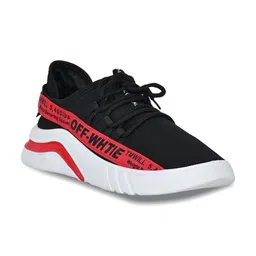 MOZAFIA Men Black Walking Shoes-picture-55