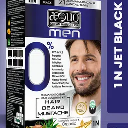 Aequo Organic Men Permanent Hair Color 170 ml - Jet Black 1N-19