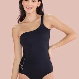 Nykd Women One Shoulder Bodysuit-image-78