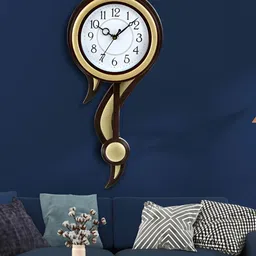 Attractionz White Round Contemporary Analogue Wall Clock-39