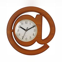 Sigaram Brown Textured Regular Wall Clock-36