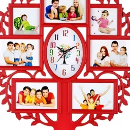 Attractionz Maroon & White Wall Clock-image-3