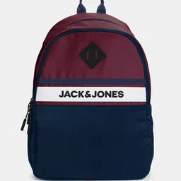 Jack & Jones Men Colourblocked Backpack-46