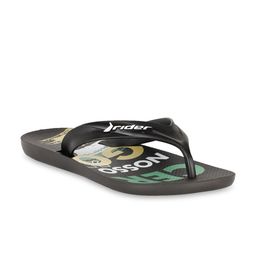 Rider Men Black & Green Printed Thong Flip-Flops-picture-24