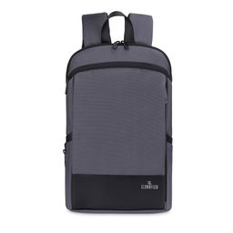 THE CLOWNFISH Unisex Grey Backpack-32