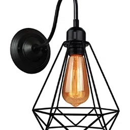 Whiteray Black & Brown Quirky Abstract Shaped Ceiling Lamp-1