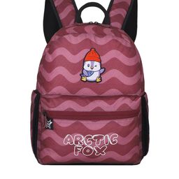 Arctic Fox Kids Graphic Ergonomic Water Resistant Backpack-32