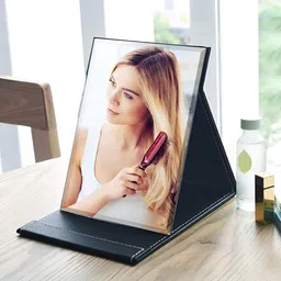 YELONA Black Vintage Folding Table Top Makeup Mirror-image-20