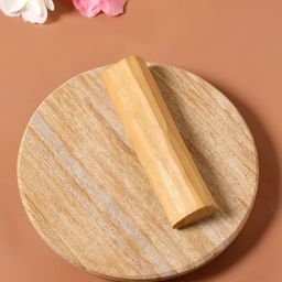 RDK Chandan Pata Premium Sandalwood Stick with Rubbing Stone - Beige-2