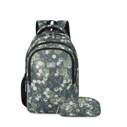 THE CLOWNFISH Kids Printed Medium Backpack with Zip Pouch-40