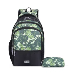THE CLOWNFISH Kids Printed Medium Backpack with Zip Pouch-13