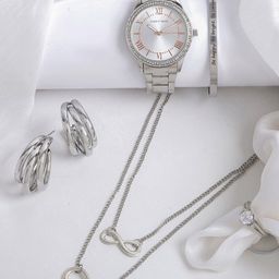 JOKER & WITCH Women Aravis Love Stack Watch Gift Set JWLS676-image-79