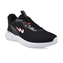 Campus Men Black Mesh Running Shoes-26