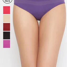 C9 AIRWEAR Women Pack Of 6 Assorted Basic Briefs-image-75