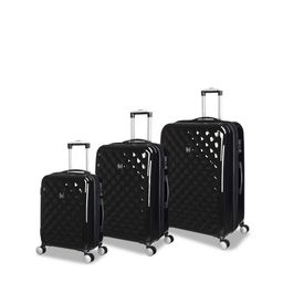 IT luggage Black Fashionista Textured Trolley Bag-45