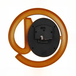 Sigaram Brown Textured Regular Wall Clock image 5