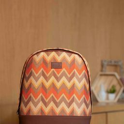 ZOUK Geometric Printed Backpack image 2